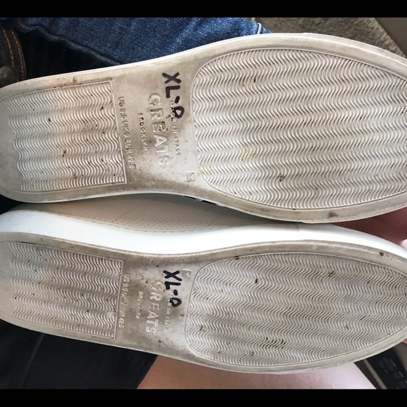 GREATS classic all white everyday sneakers - Picture 5 of 6